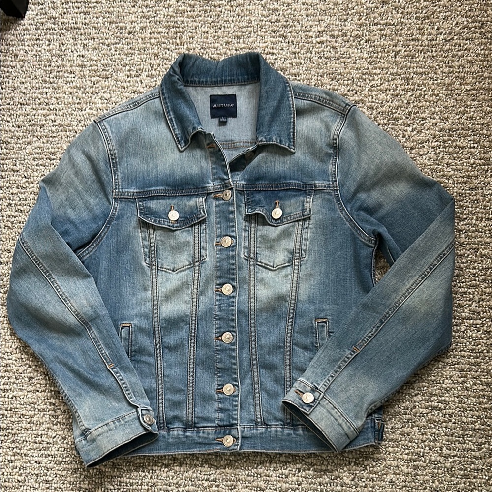 EUC Blue Denim Jacket Just USA